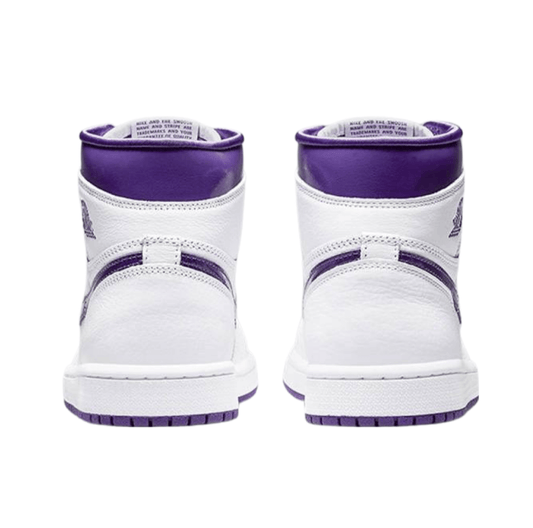 Air Jordan 1 Retro High OG White & Court Purple