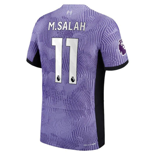 M.Salah Liverpool Third Player Jersey Nike – 2023-24 - Purple/Customized Name Gender