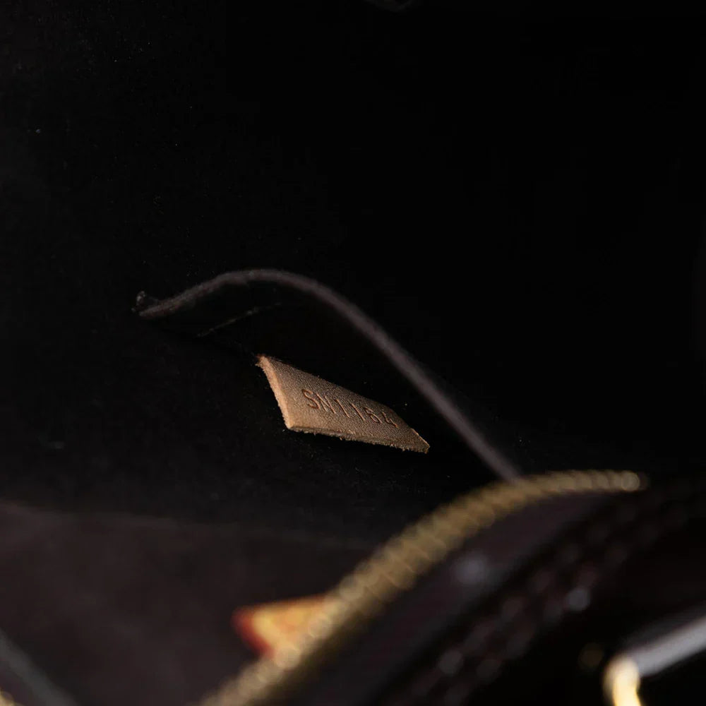 Louis Vuitton Monogram Vernis Alma MM Black