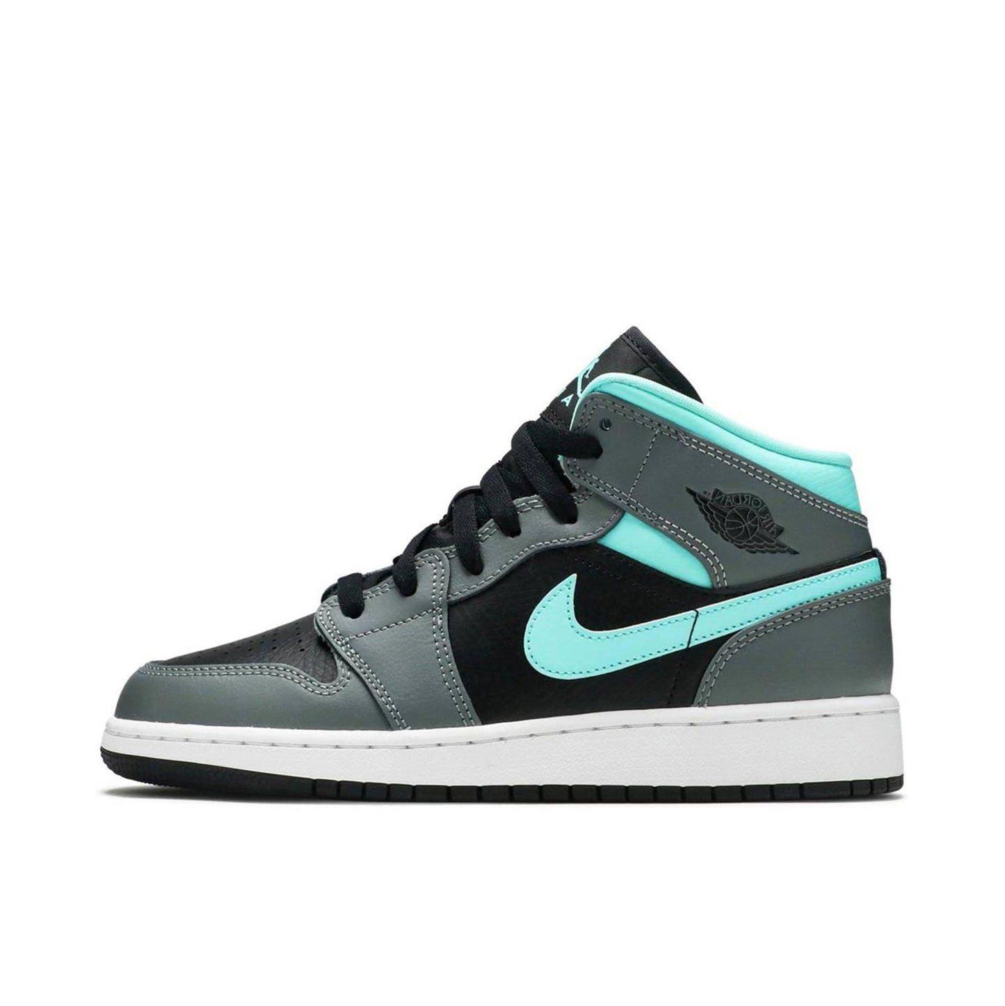 Air Jordan 1 Mid GS 'Grey Aqua'