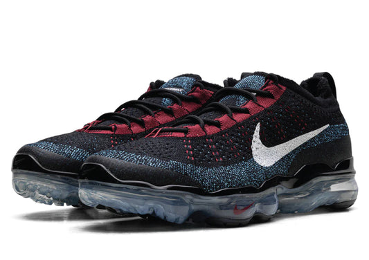 Air VaporMax 2023 Flyknit Black Red University Blue