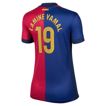 Lamine Yamal Barcelona Nike 2024/25 Home Replica Player Jersey – Royal/Custom Name Gender