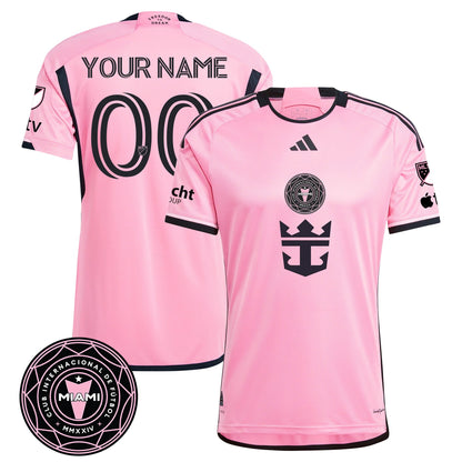 Men’s Inter Miami Aqua 2024 Limited Jersey/Custom Name & Gender