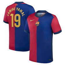 Lamine Yamal Barcelona Nike 2024/25 Home Replica Player Jersey – Royal/Custom Name Gender