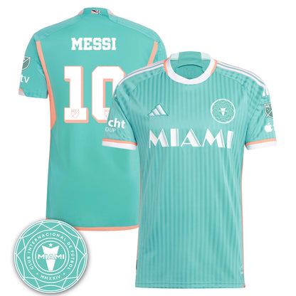 Men’s Inter Miami Aqua 2024 Limited Jersey / Custom Name & Gender