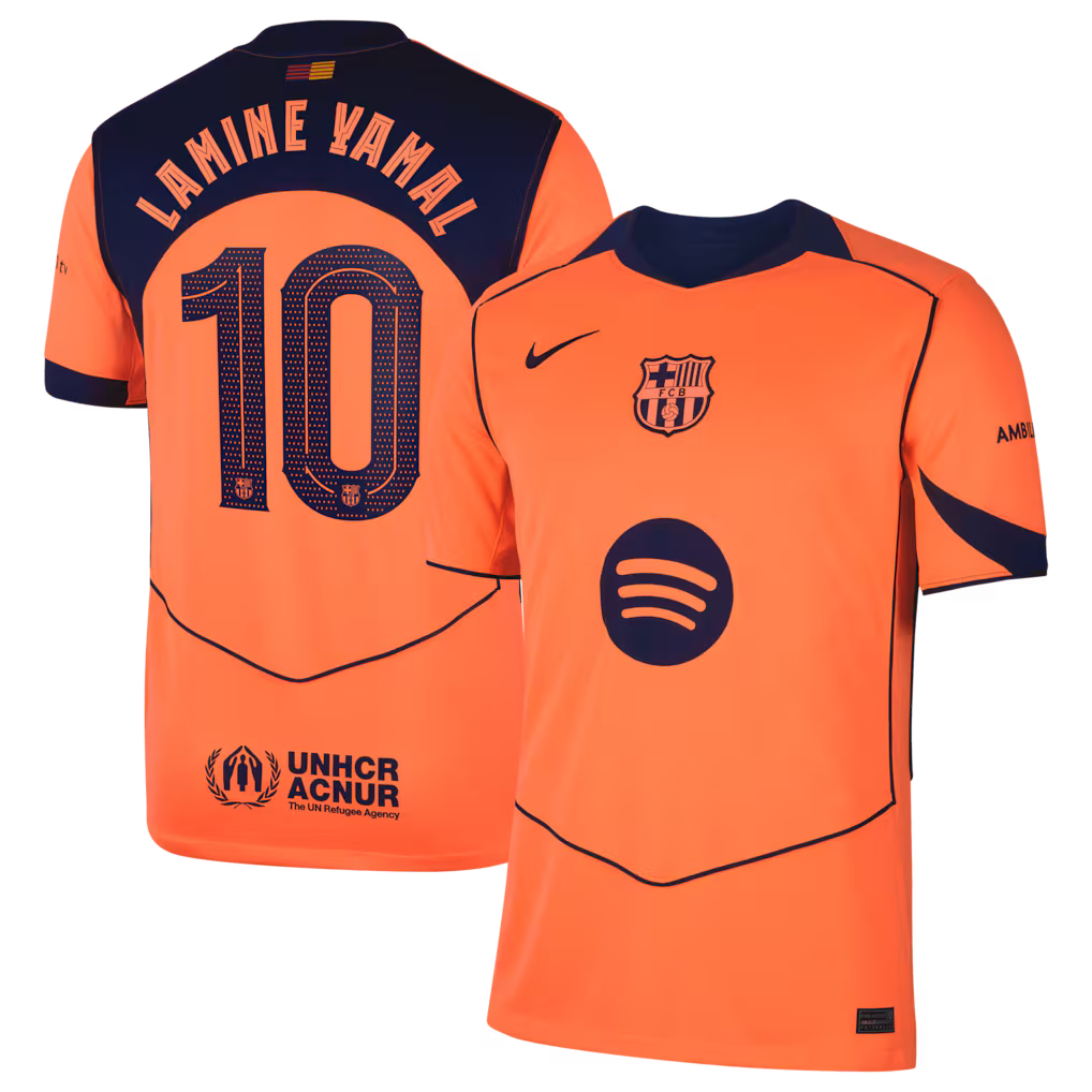 Barcelona Nike Third Stadium Shirt 2025-26/Customized