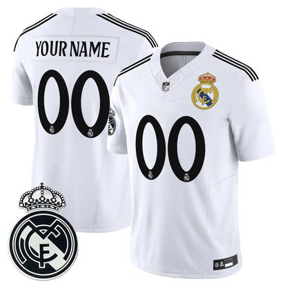 Real Madrid 2025 Soccer x Football Vapor Limited Custom Jersey – All stitched/Custom Name Gender