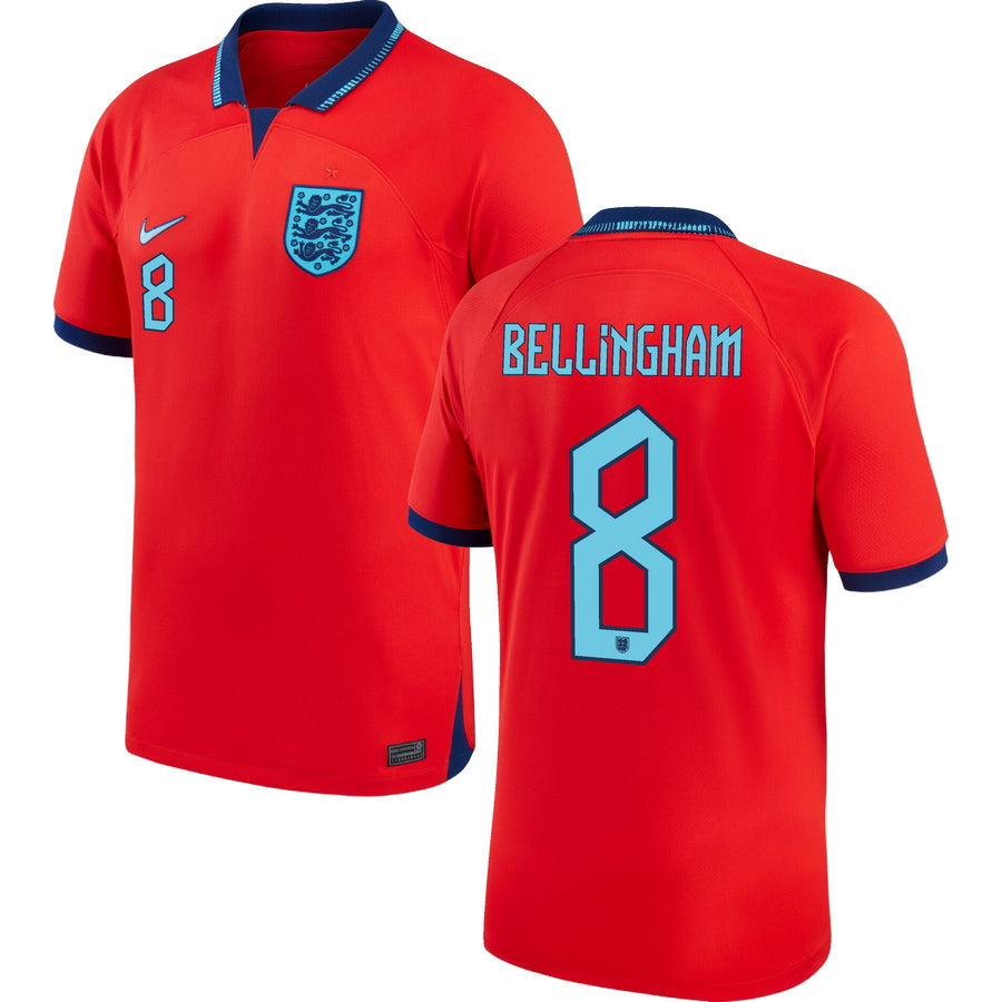 England Away Stadium Jersey 2022/23 - Customized Name Gender