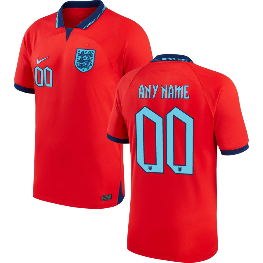 England Away Stadium Jersey 2022/23 - Customized Name Gender