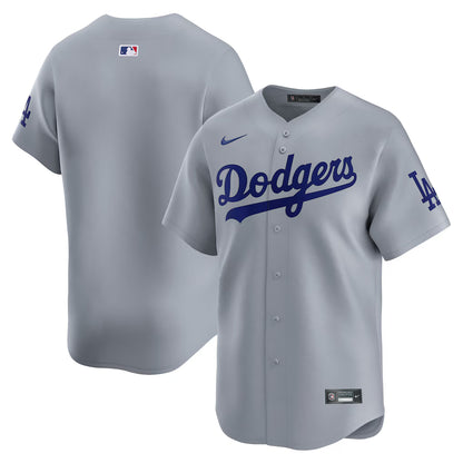 Los Angeles Dodgers Nike MLB Limited Alternate Jersey Gray/Customized