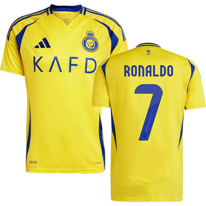 Al Nassr Home Jersey 2024/25 - Customized Name Gender
