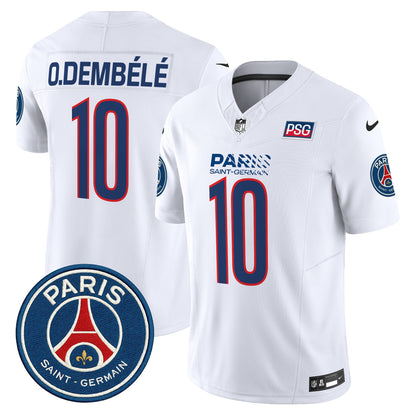 Men’s Paris Saint-Germain 2025 Soccer x Football Vapor Limited Jersey – Stitched/Customized Name Gender