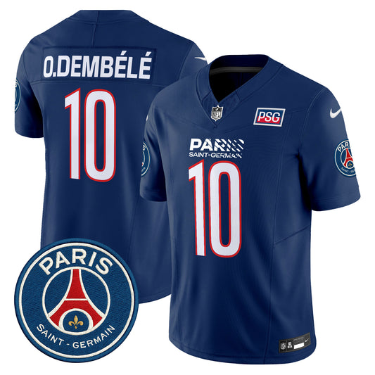 Men’s Paris Saint-Germain 2025 Soccer x Football Vapor Limited Jersey – Stitched/Customized Name Gender