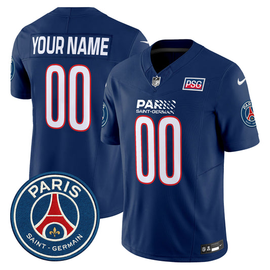 Men’s Paris Saint-Germain 2025 Soccer x Football Vapor Limited Jersey – Stitched/Customized Name Gender