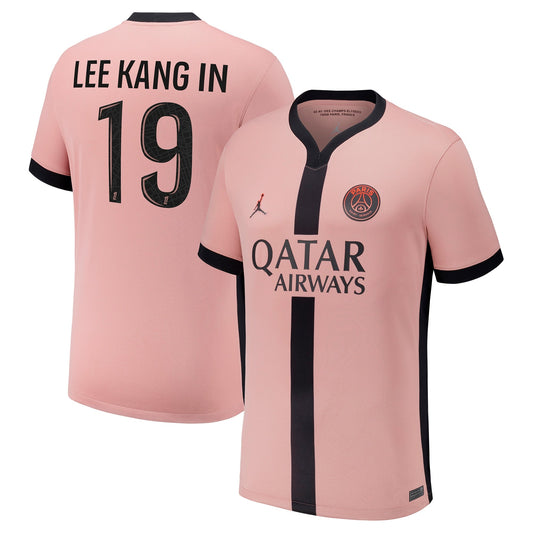 Lee Kang Paris Saint-Germain Jordan Brand 2024/25 Third Replica Player Jersey / Customized Name Gender