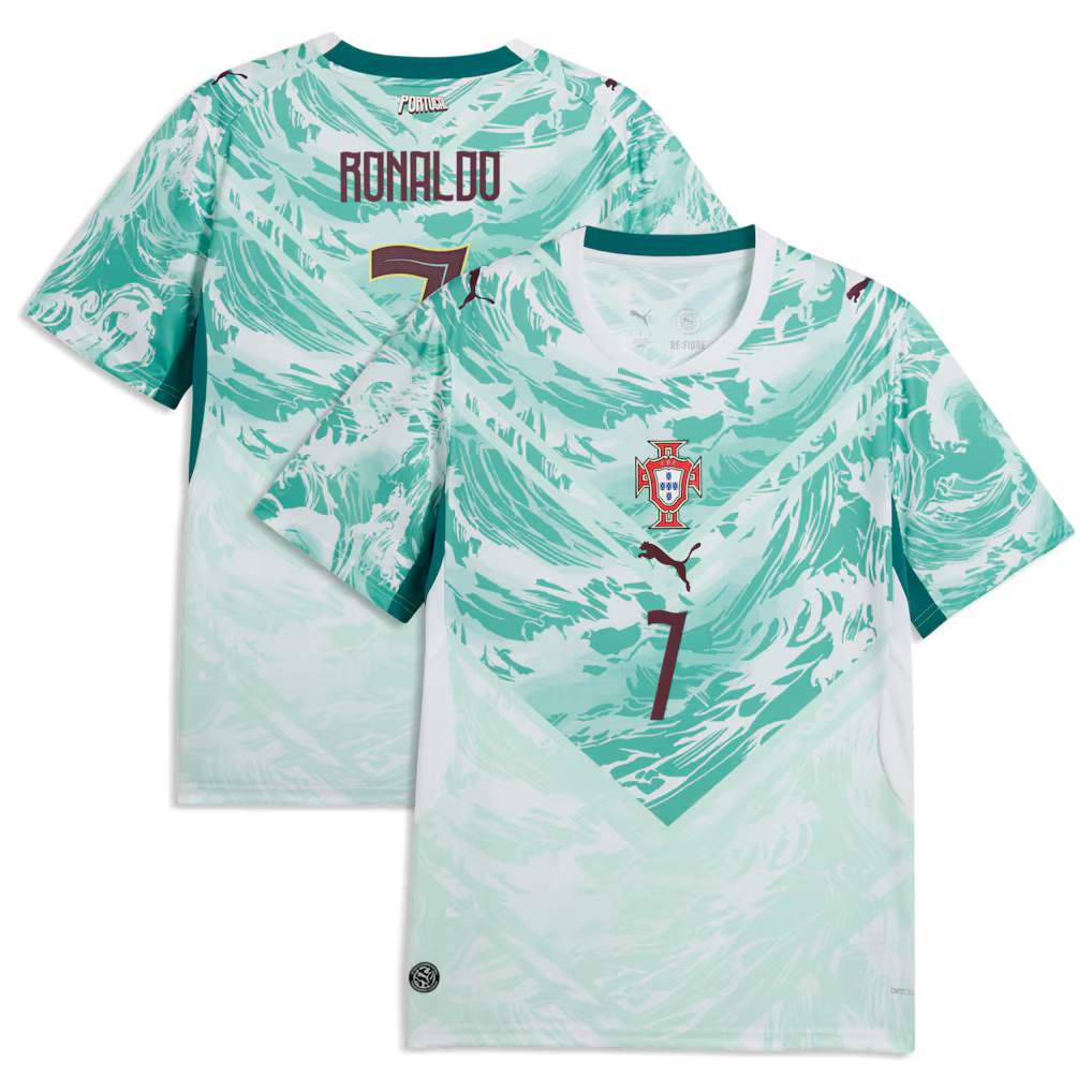 Portugal PUMA Away Shirt 2026 Lagoon Green