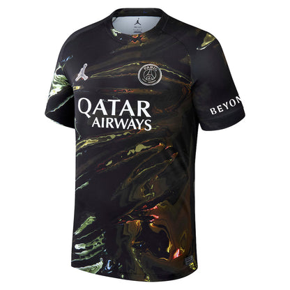 PSG Jordan Night Edition Stadium Shirt 2025-26 Black White