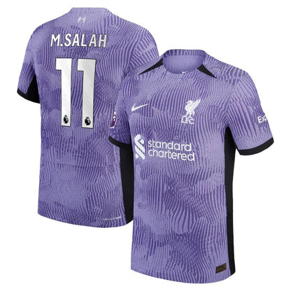 M.Salah Liverpool Third Player Jersey Nike – 2023-24 - Purple/Customized Name Gender