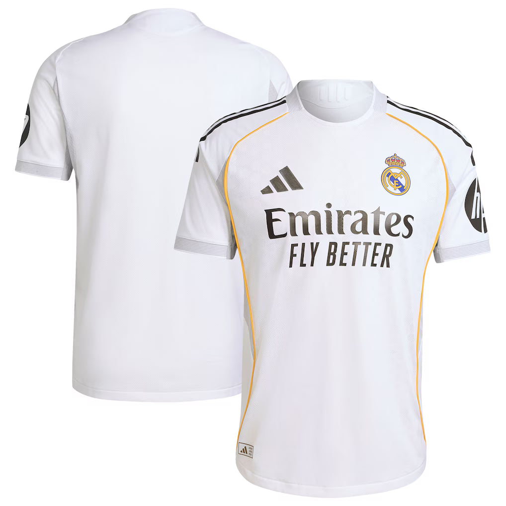 Real Madrid Adidas Home Shirt 2025-26 White