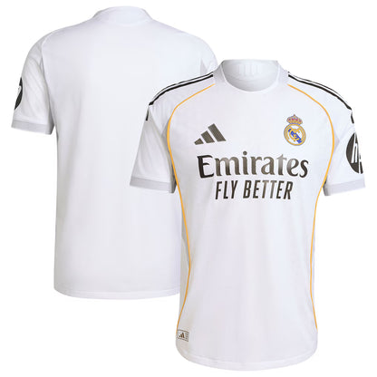 Real Madrid Adidas Home Shirt 2025-26 White