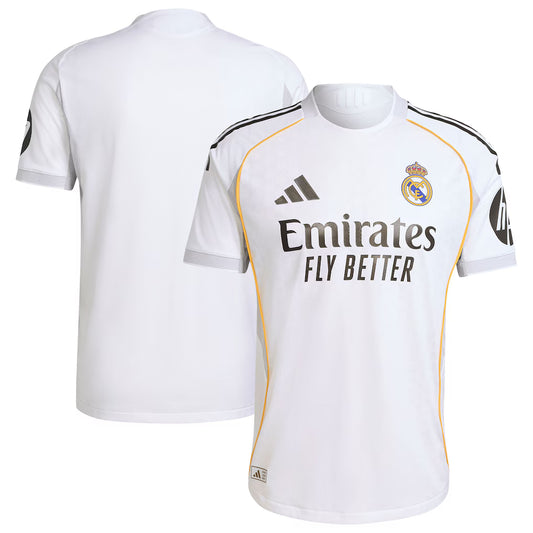 Real Madrid Adidas Home Shirt 2025-26 White