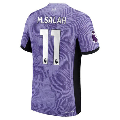 M.Salah Liverpool Third Player Jersey Nike – 2023-24 - Purple/Customized Name Gender