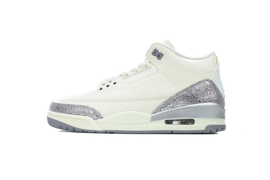 Wmns Air Jordan 3 Retro 'Sail Metallic Silver'