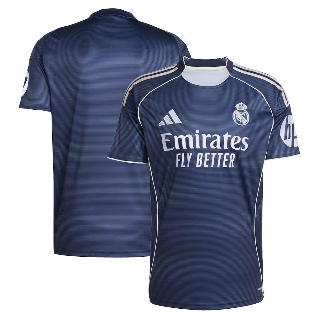 Real Madrid adidas Away Jersey Navy Blue 2025-26