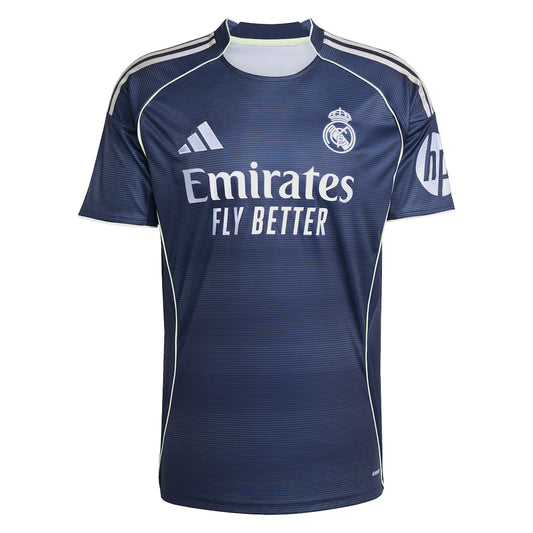 Real Madrid adidas Away Jersey Navy Blue 2025-26