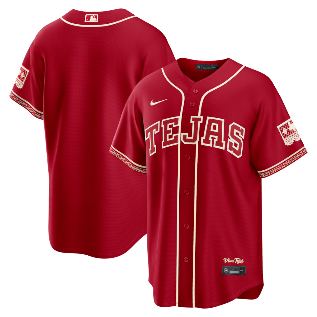 Texas Rangers Nike MLB Limited Jersey City Connect Red