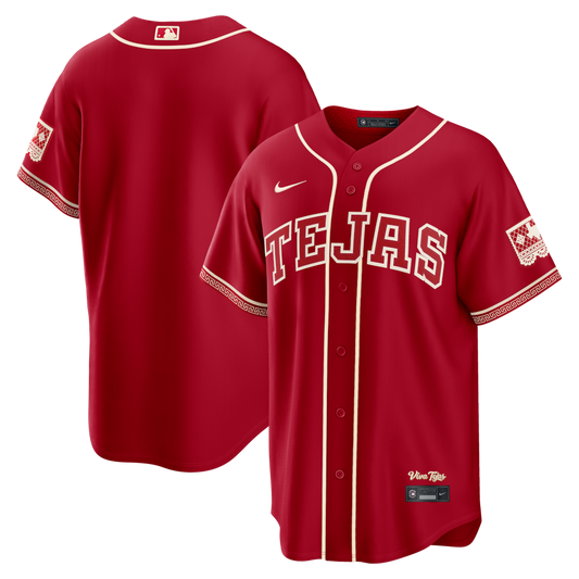 Texas Rangers Nike MLB Limited Jersey City Connect Red