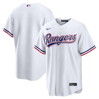 Texas Rangers Nike Official Replica Home Jersey - Mens White