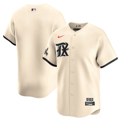 Texas Rangers Nike City Connect Limited Jersey - Mens Cream