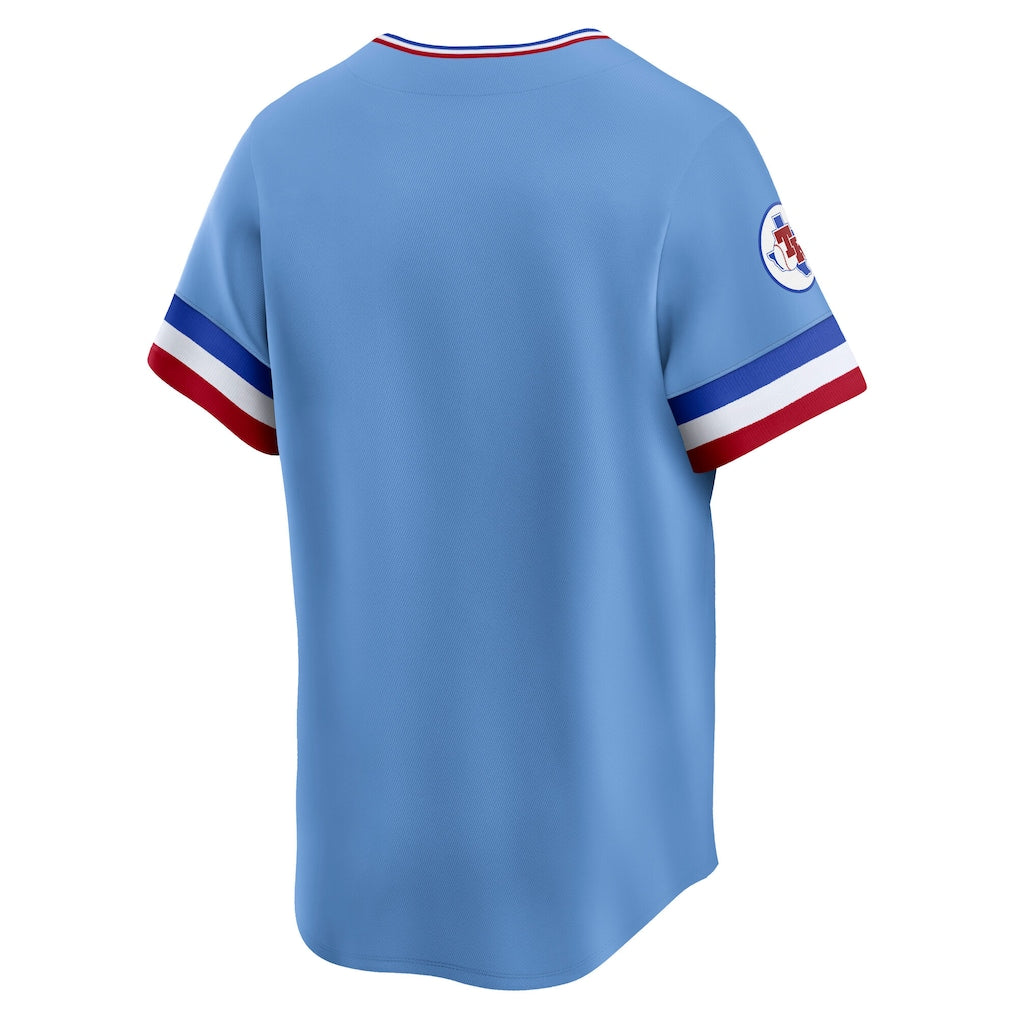 Texas Rangers Nike Cooperstown Jersey 1975-1982 - Mens Blue