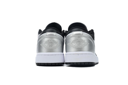 Air Jordan 1 Low Black Silver