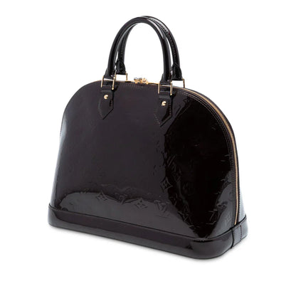 Louis Vuitton Monogram Vernis Alma MM Black