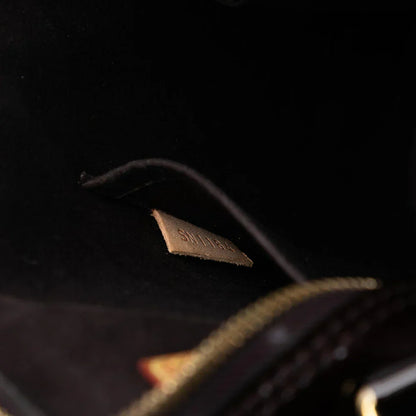 Louis Vuitton Monogram Vernis Alma MM Black