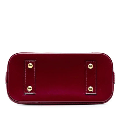 Louis Vuitton Monogram Vernis Alma BB Violet Red