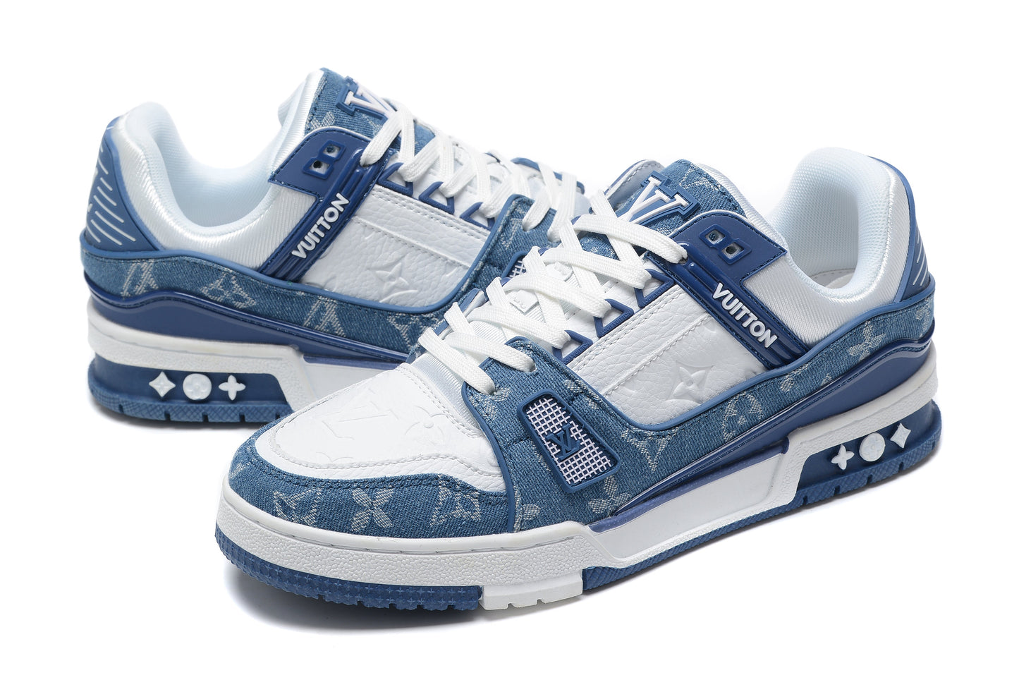 Louis Vuittоп Trainer Low ‘Monogram Denim White Blue’