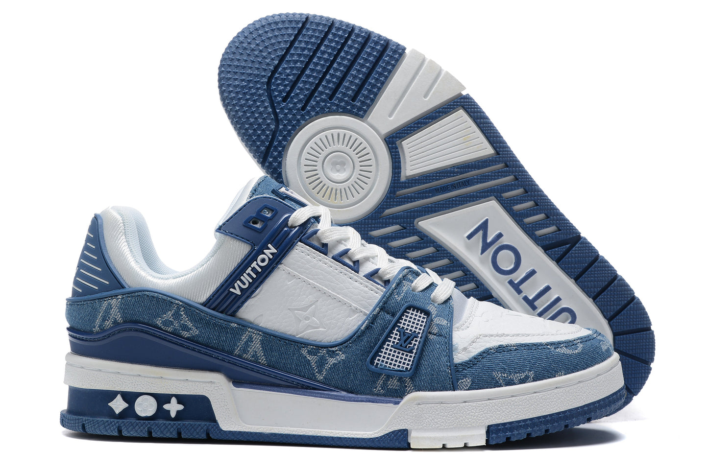 Louis Vuittоп Trainer Low ‘Monogram Denim White Blue’