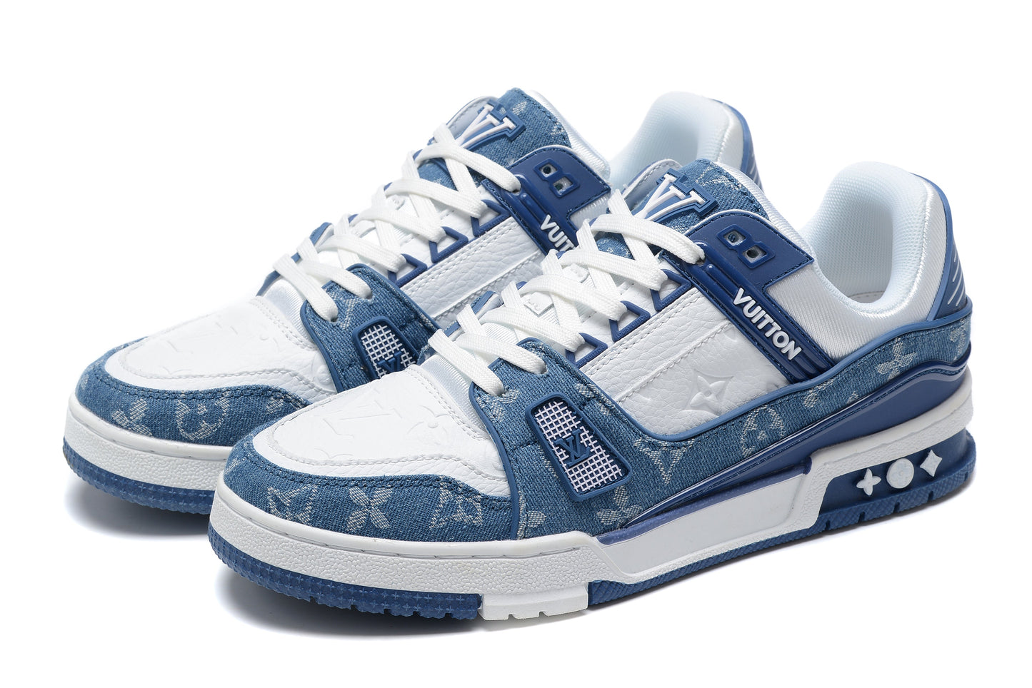 Louis Vuittоп Trainer Low ‘Monogram Denim White Blue’