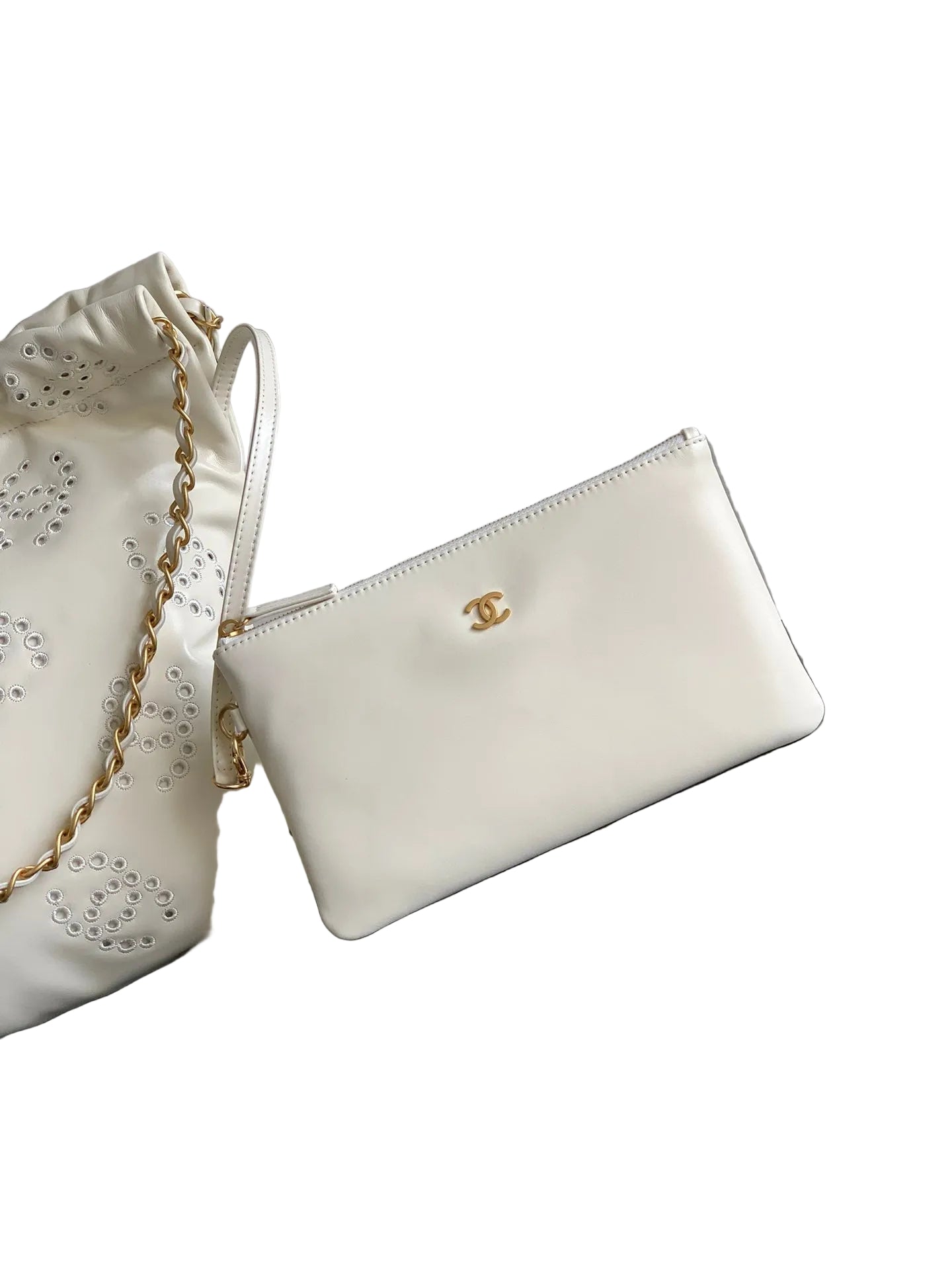 Chanel Zipped coin purse - Grained shiny calfskin & gold-tone
