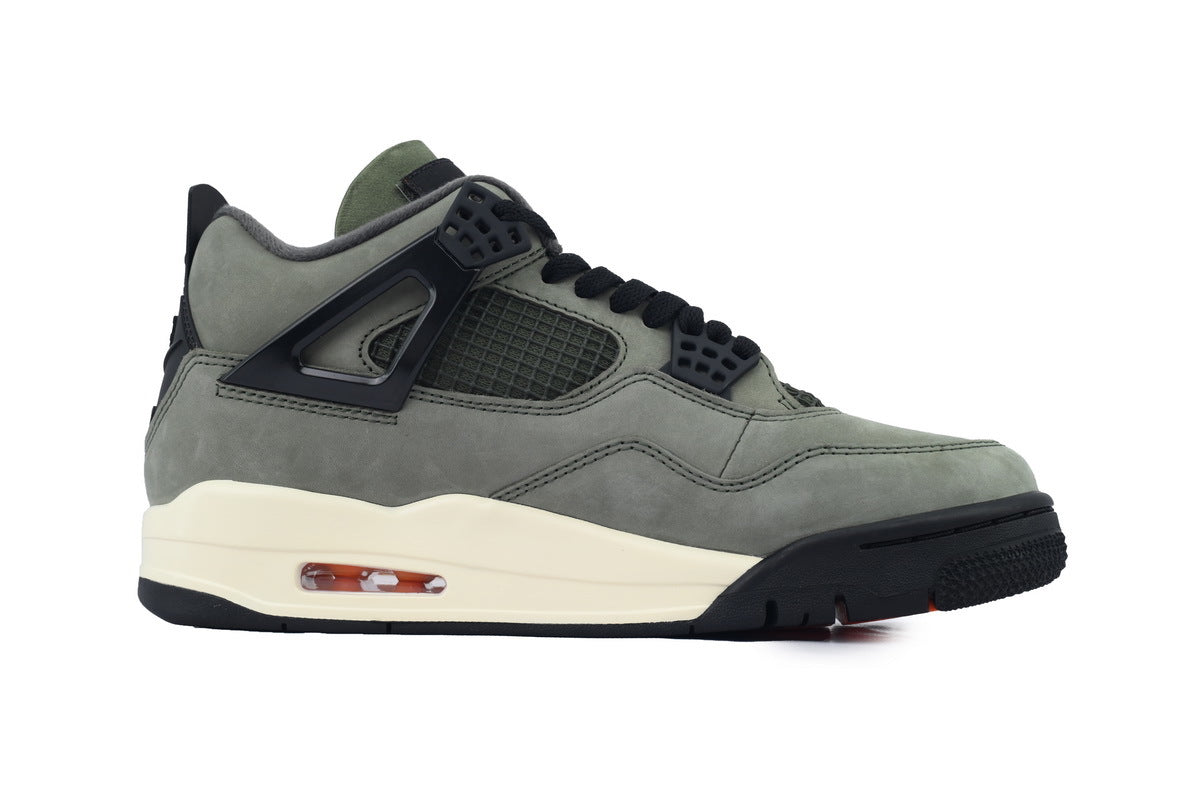 Undefeated x Air Jordan 4 Retro Green Black Hook