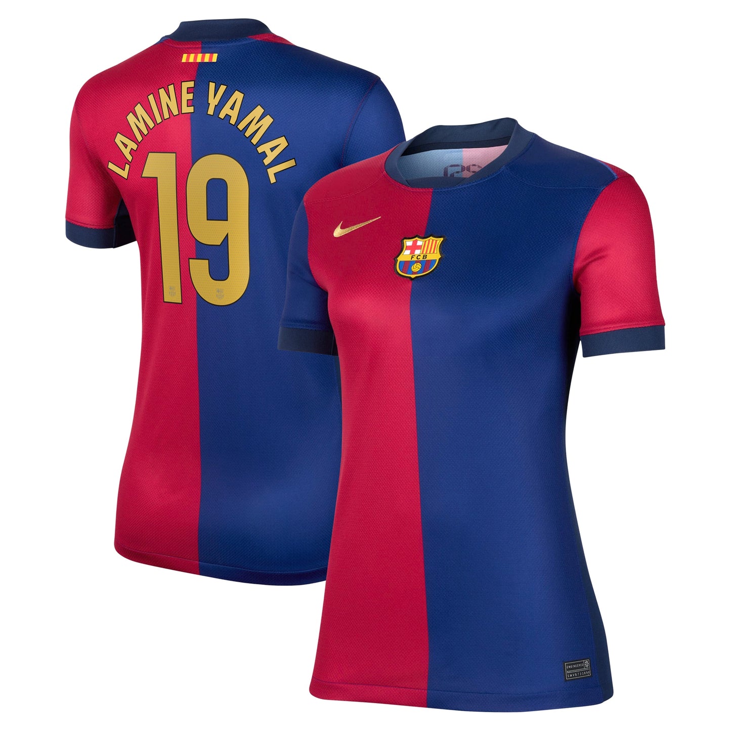 Lamine Yamal Barcelona Nike 2024/25 Home Replica Player Jersey – Royal/Custom Name Gender