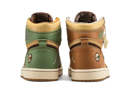 Air Jordan 1 High Voodoo Brown / Grey / Green