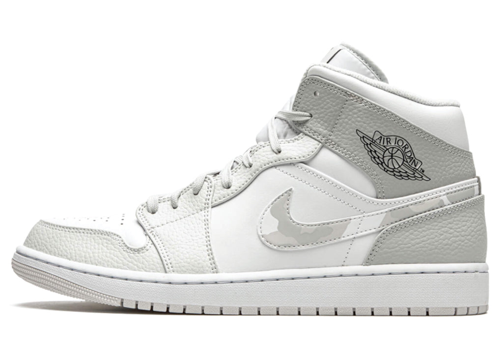 Air Jordan 1 Mid Grey Camo