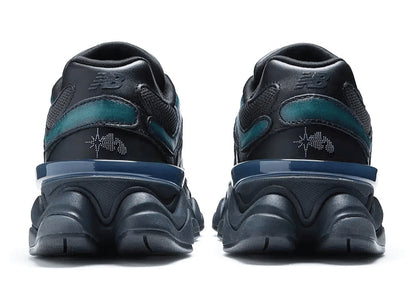 New Balance 9060 Mowalola Burglarwear Black Teal Pink